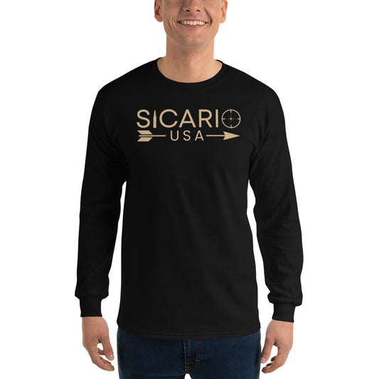Sicario USA Men’s Long Sleeve Black Shirt