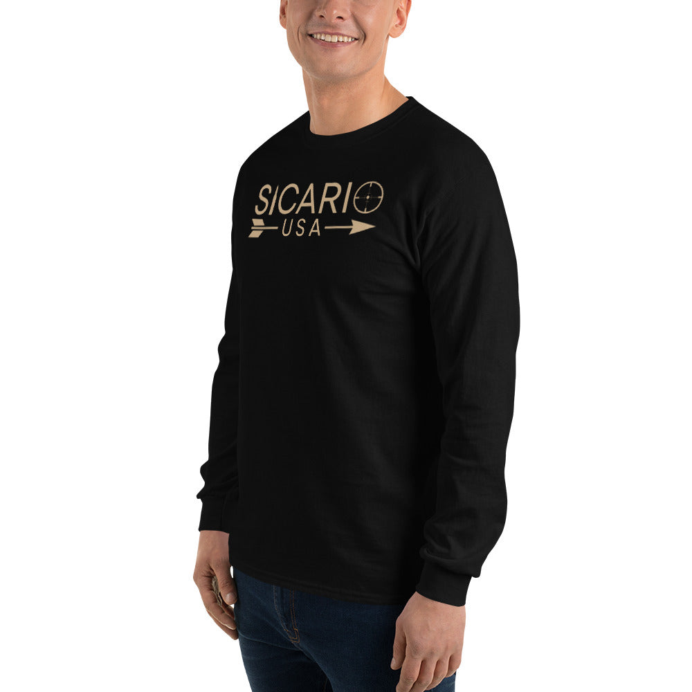 Sicario USA Men’s Long Sleeve Black Shirt