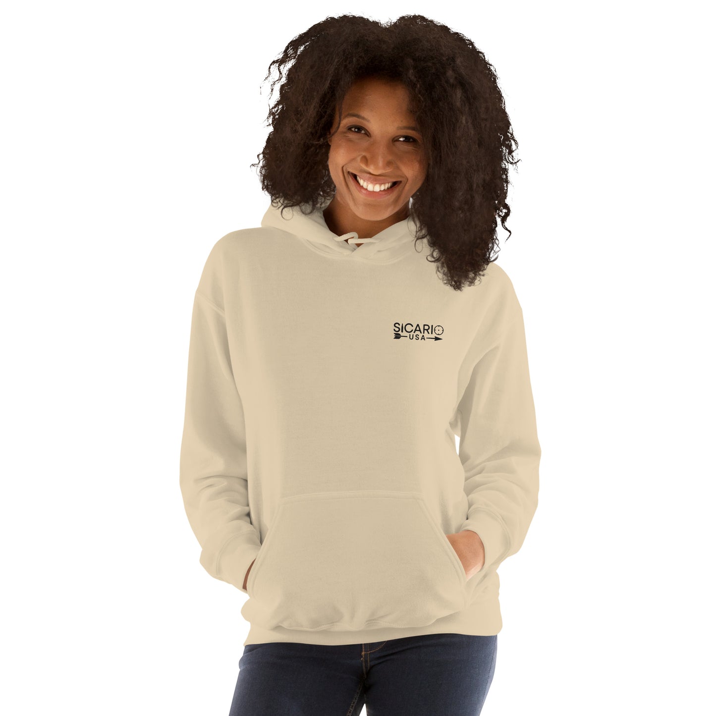 Sicario USA Tan Unisex Hoodie
