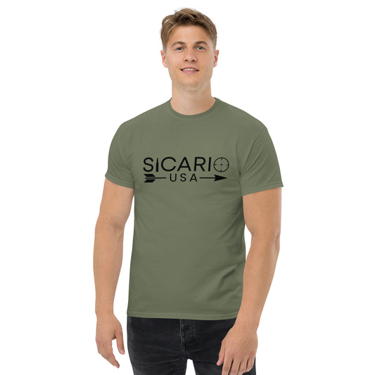 Sicario USA Men's classic tee Military Green