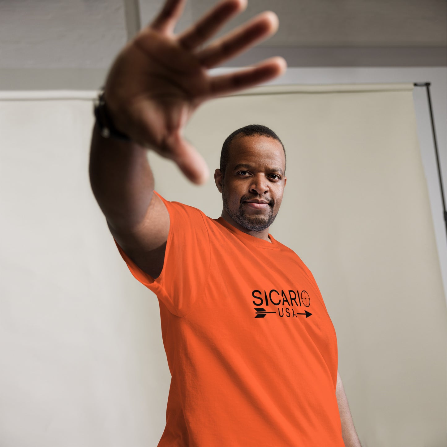 Sicario USA Men's classic tee Orange